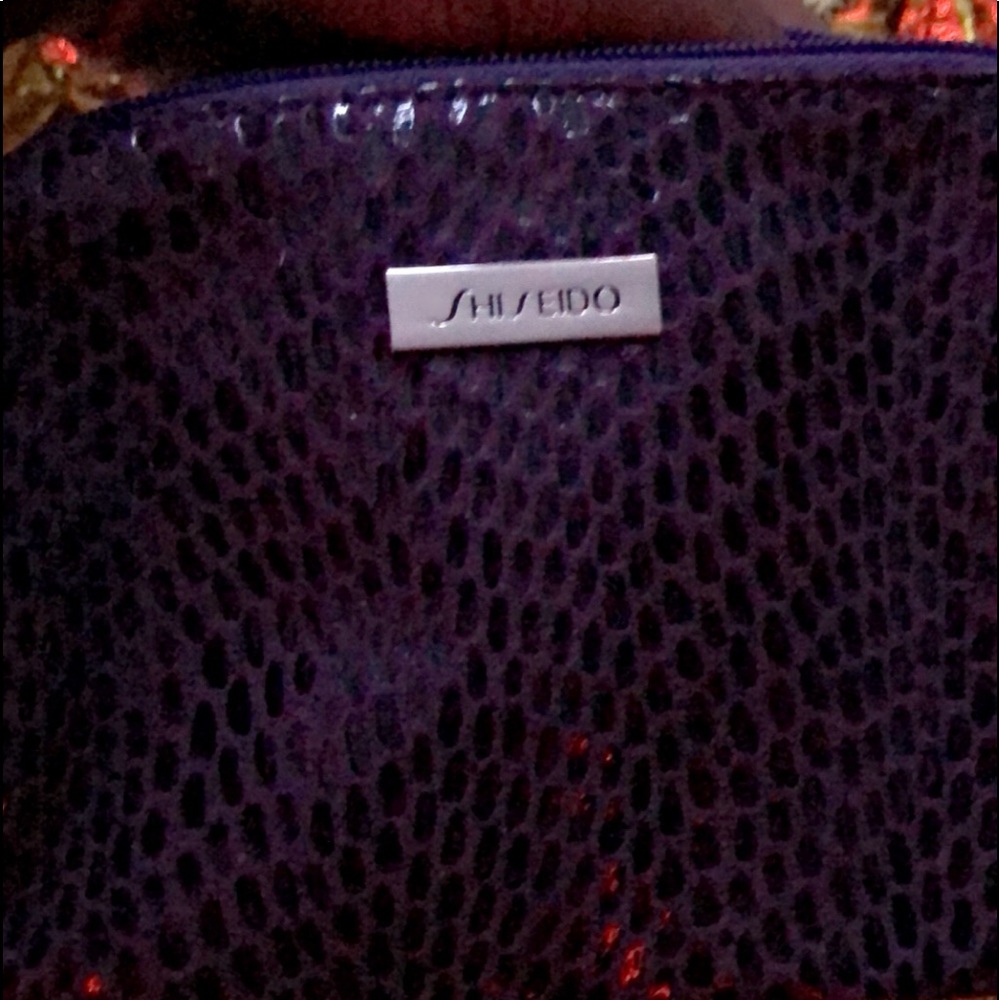 Purple Make Up Bag Small Purse Wallet